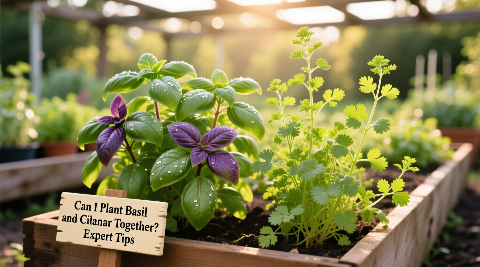 Can I Plant Basil and Cilantro Together? Expert Tips