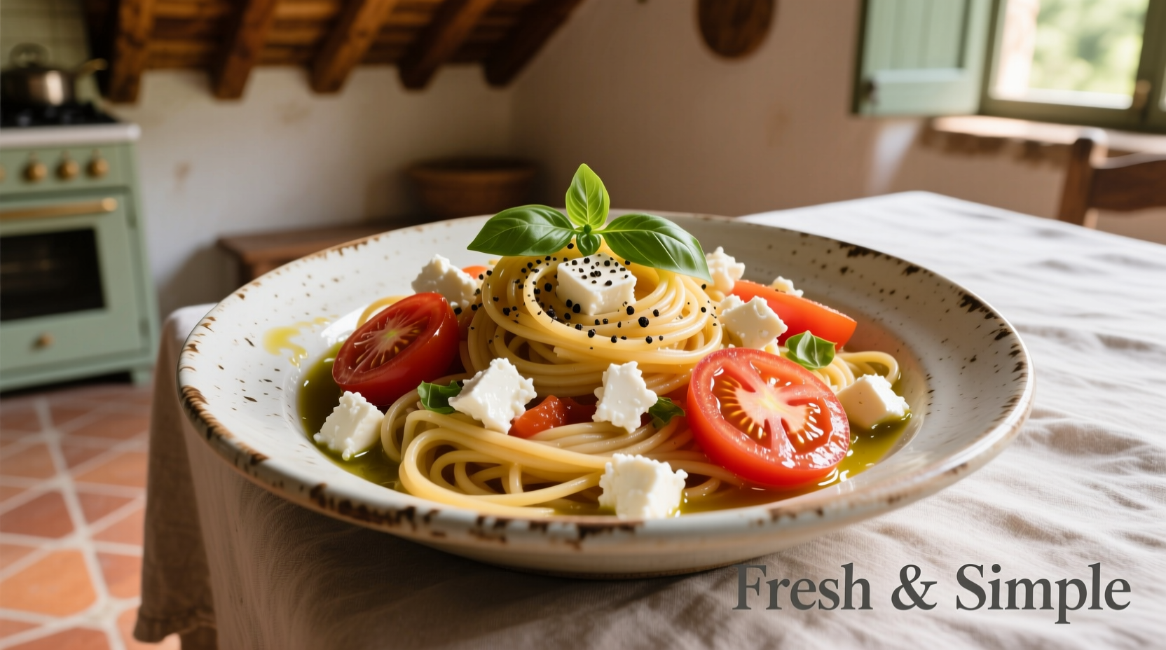 Creamy Feta & Tomato Pasta: 20-Minute Mediterranean Dinner