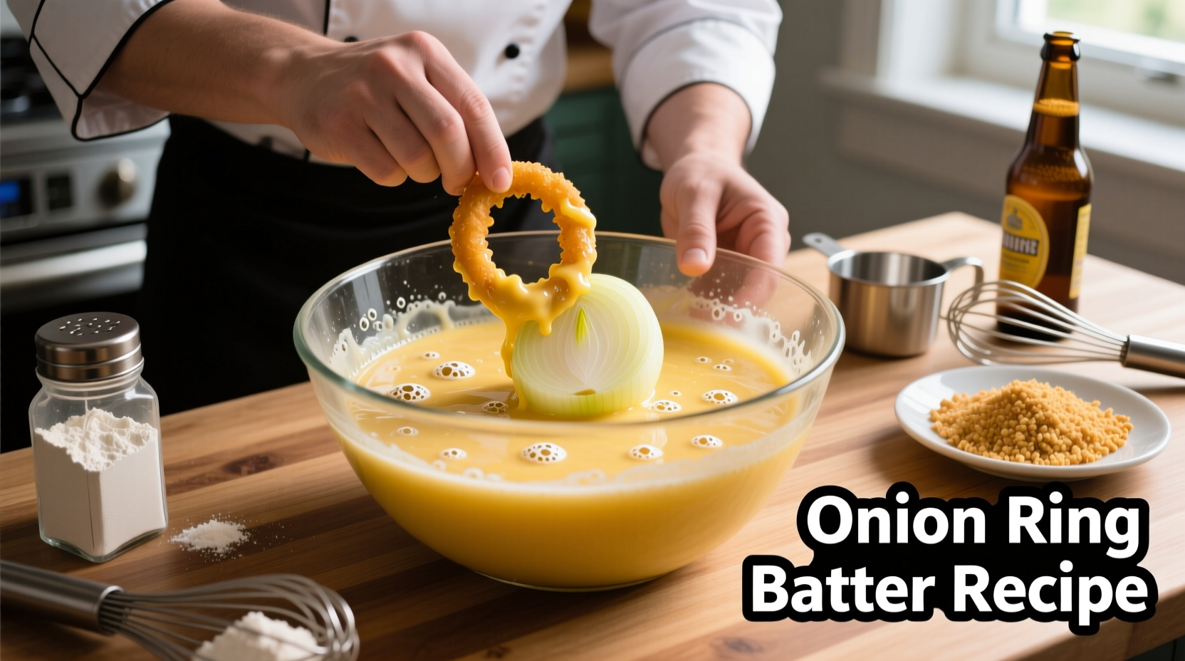 how do i make batter for onion rings