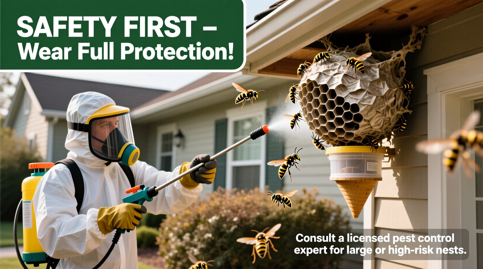 effective methods for the best way to get rid of hornets nest on house