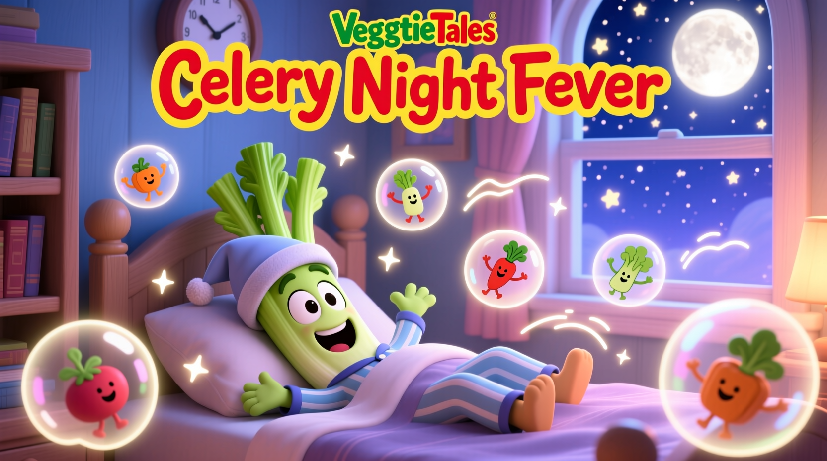 veggietales celery night fever