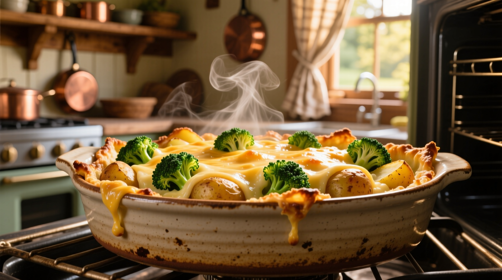 cheese and broccoli potato bake  simple comfort food guide