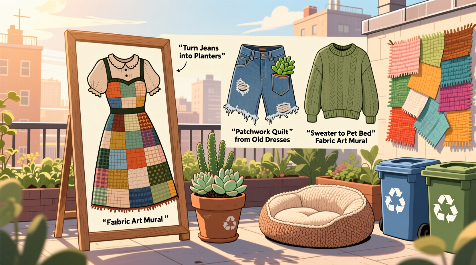 creative and responsible ways to throw away clothes without waste