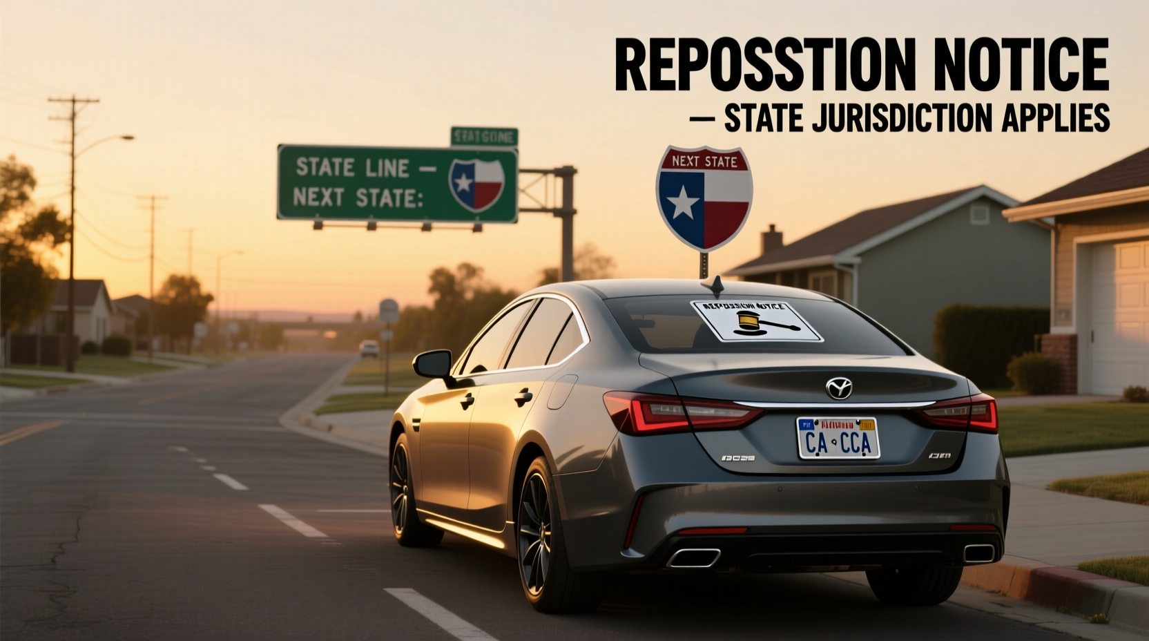 can your car get repossessed in another state