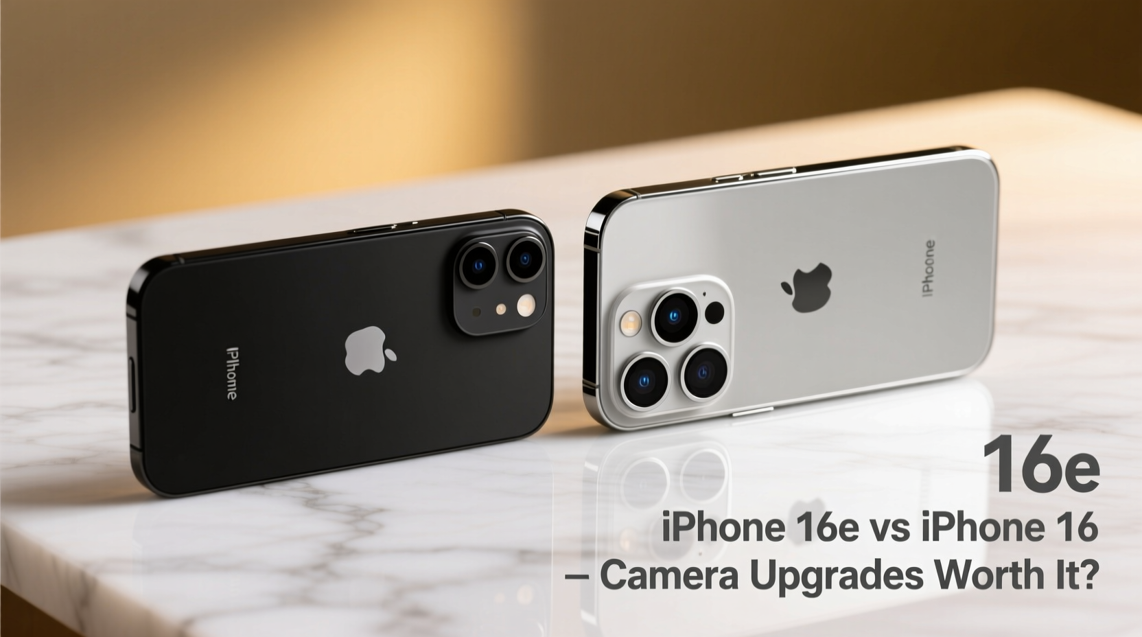 iphone 16e vs iphone 16 camera are the upgrades worth the price difference