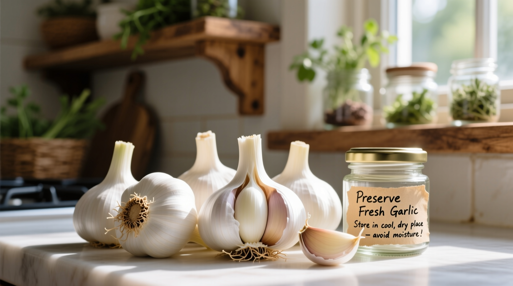best way to preserve fresh garlic