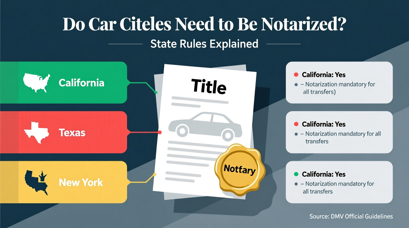 do car titles need to be notarized