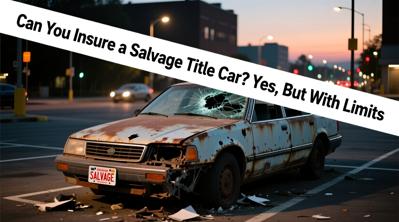 can i insure a salvage title car
