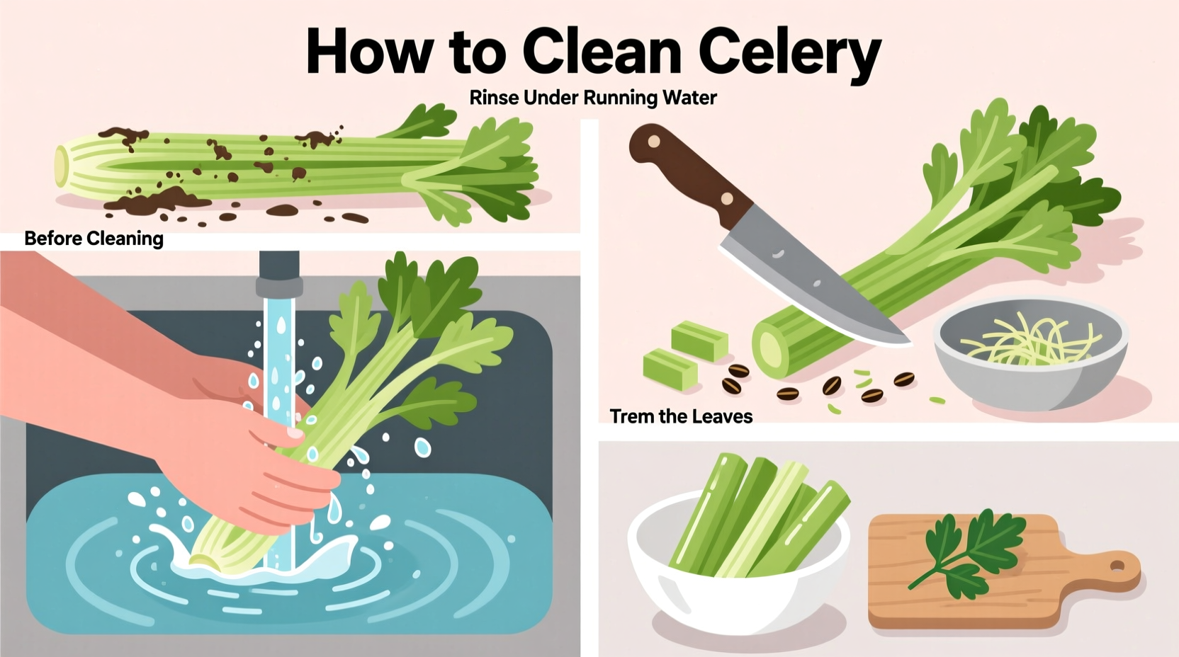How to Clean Celery: Quick Methods for Crisp Stalks
