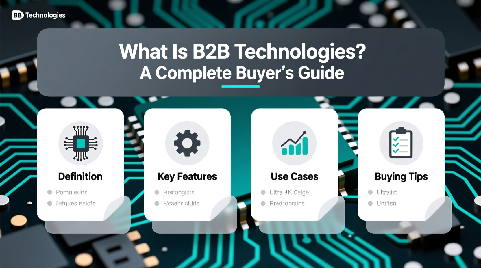 What Is B2B Technologies? A Complete Buyer's Guide