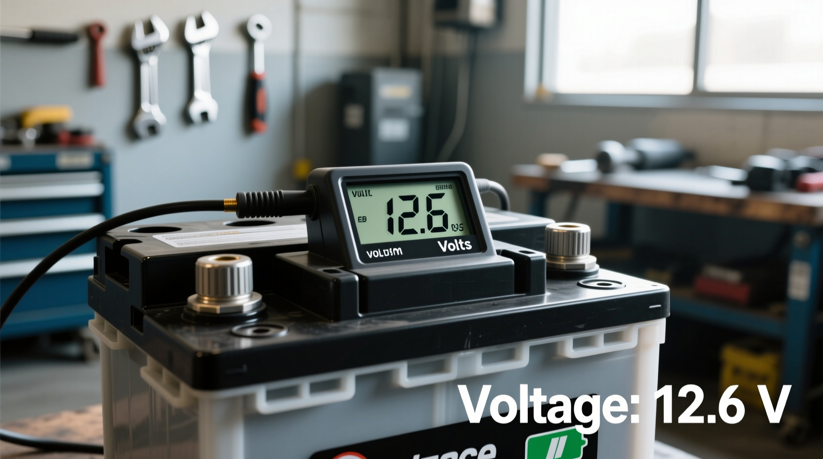 how much voltage is in a car battery