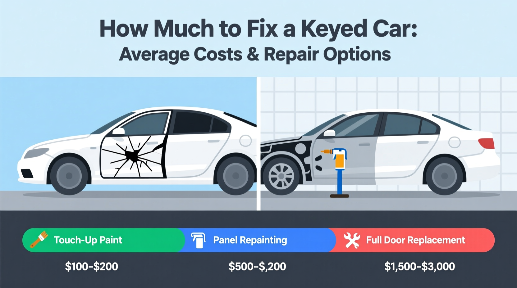 how much is it to fix a keyed car