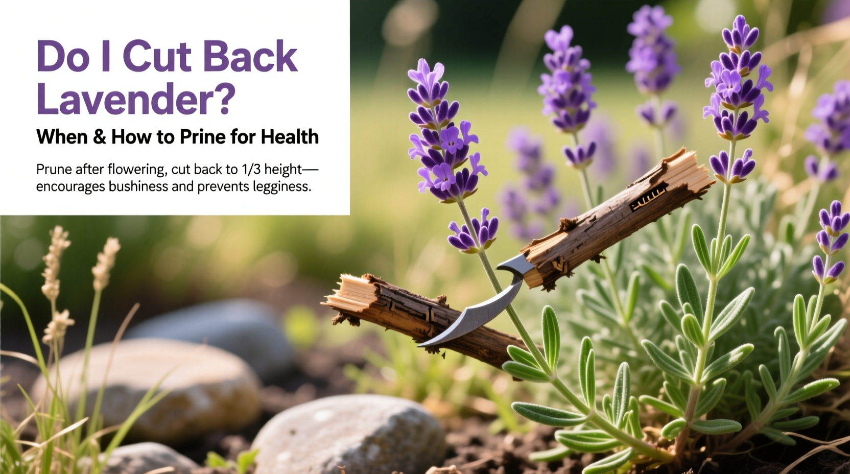 do i cut back lavender