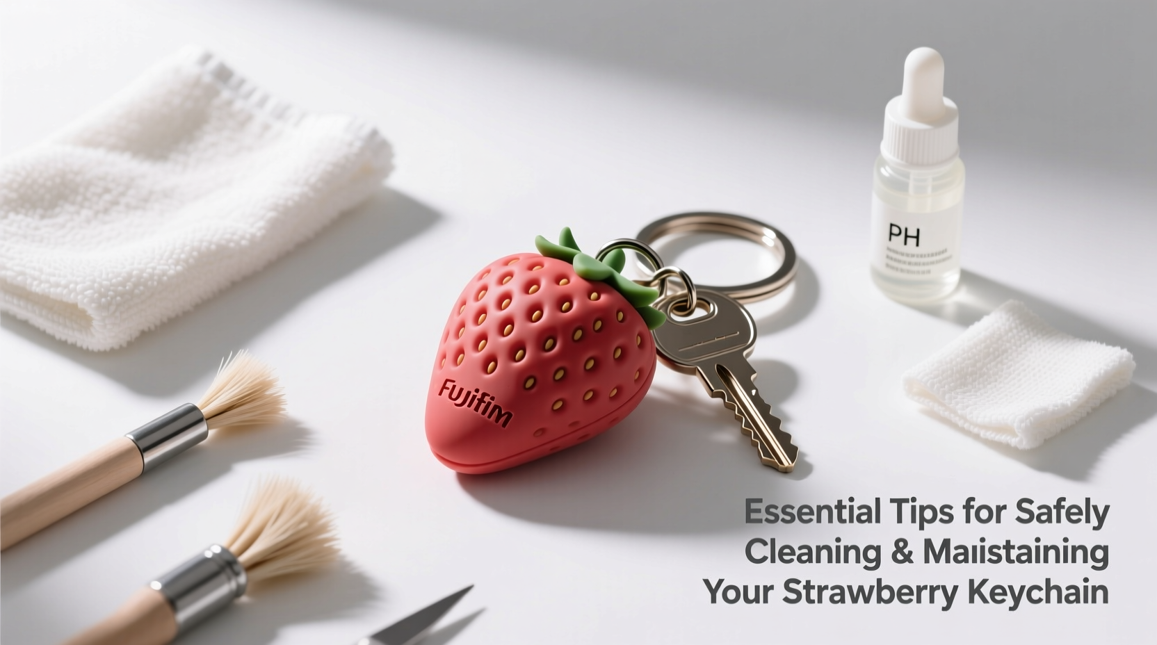 essential tips for safely cleaning and maintaining your strawberry keychain