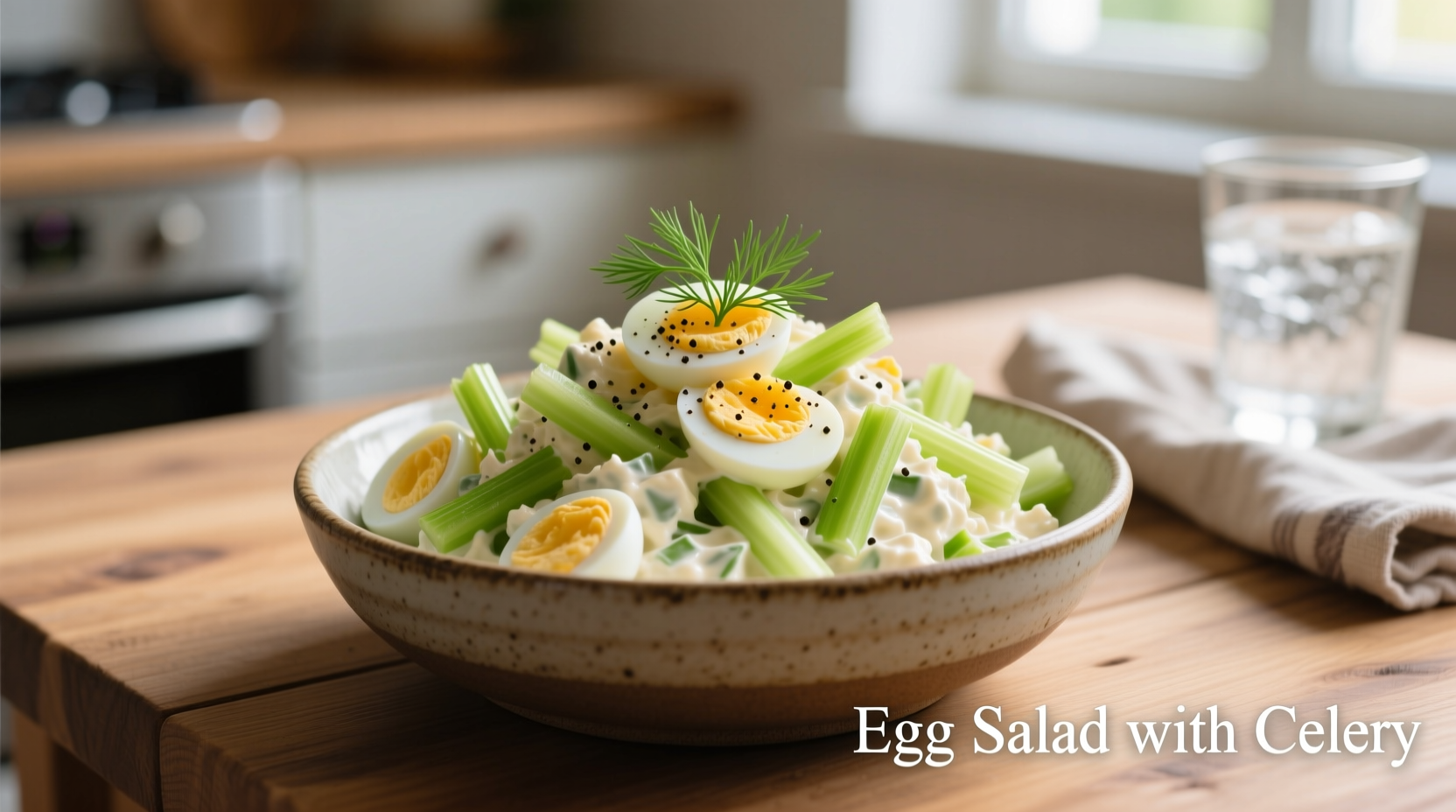 Perfect Egg Salad with Celery Recipe in 15 Minutes