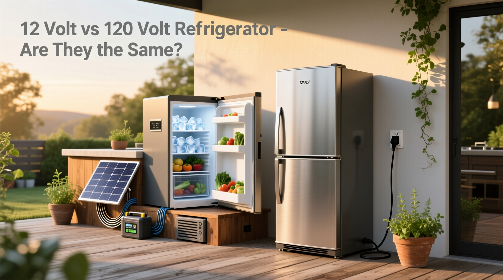 12v vs 120v refrigerator how to choose