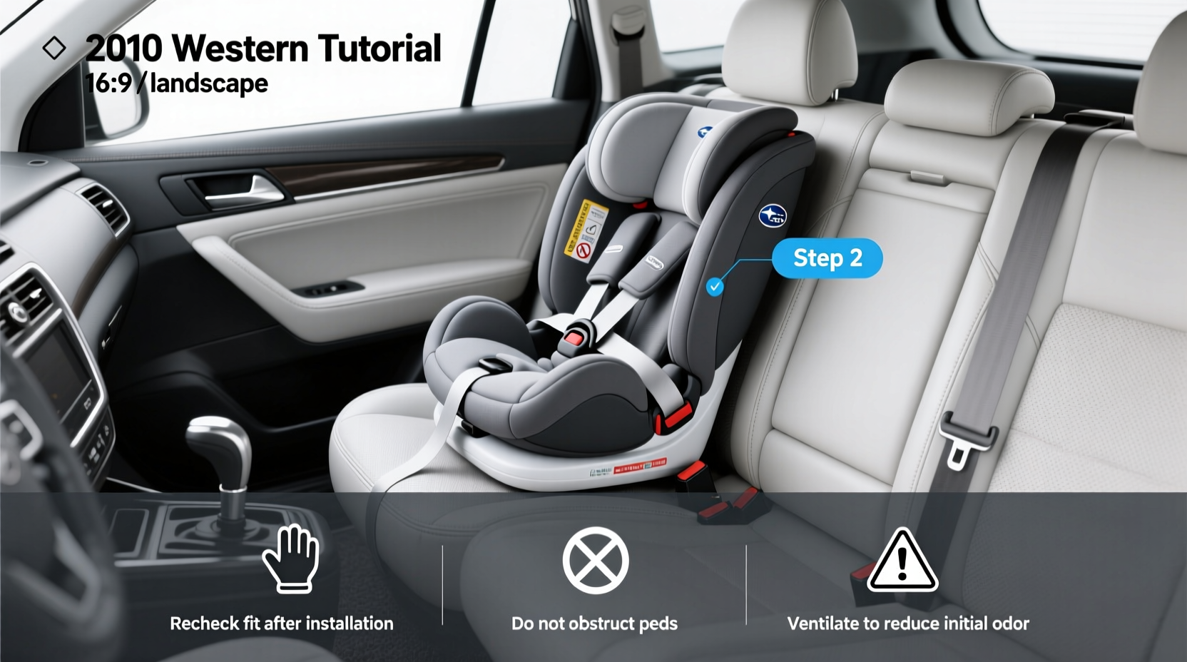 2010 ubaru forester and child car seats