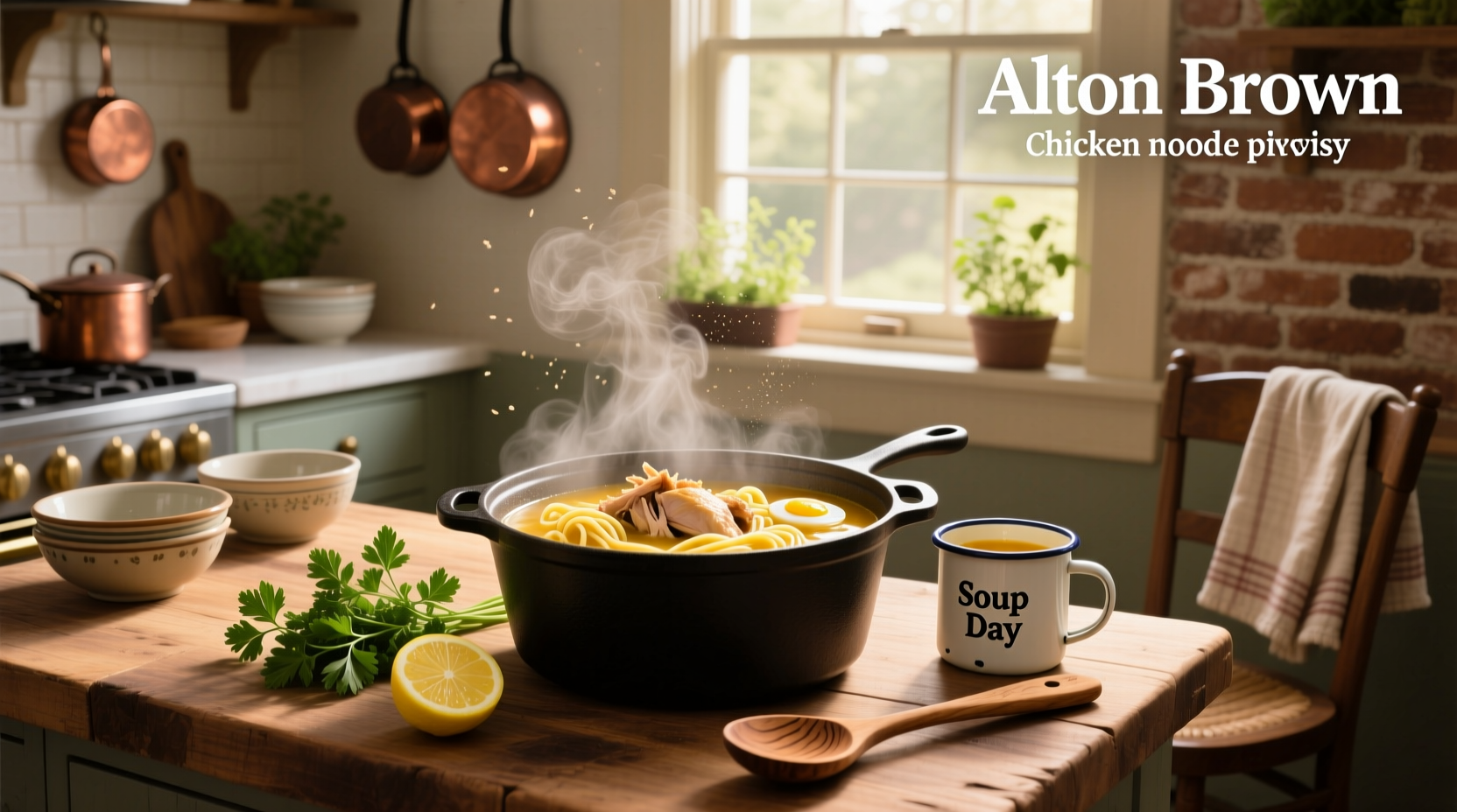 alton brown chicken noodle soup guide