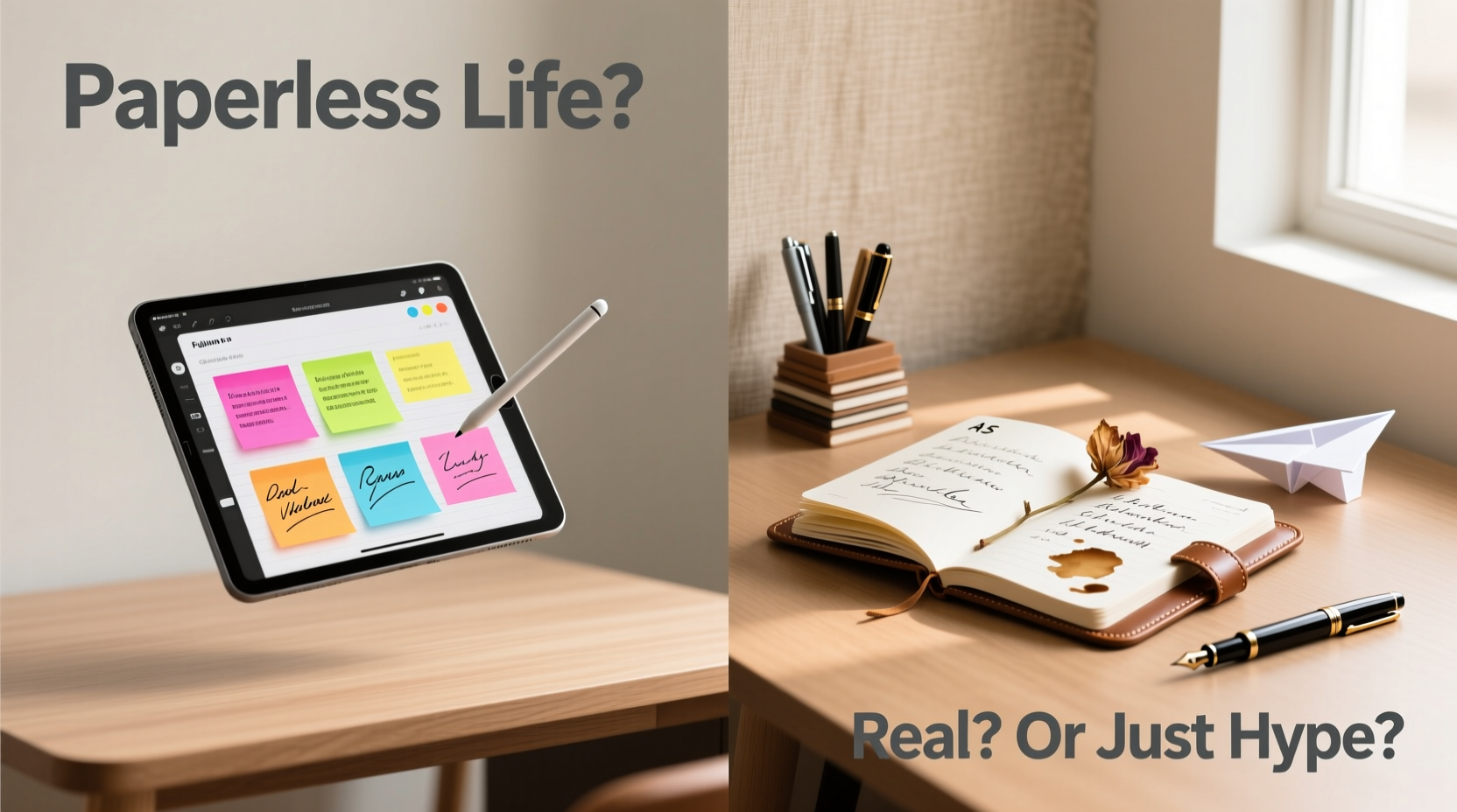 digital notes vs a5 notebook is the paperless life really all that