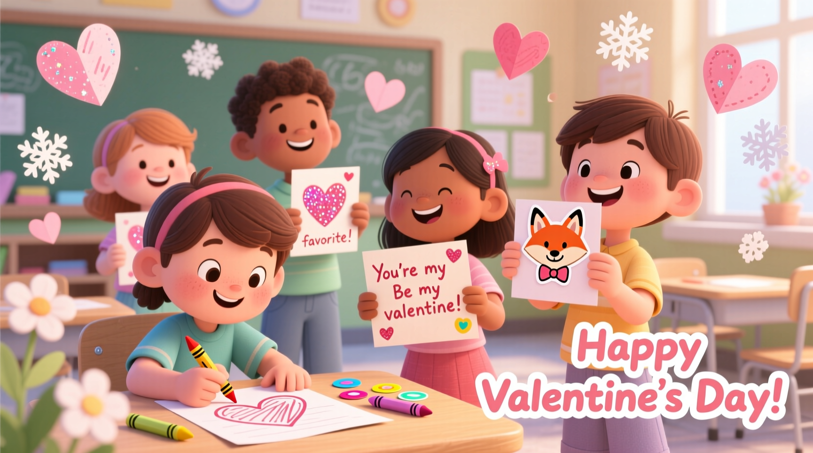 how to write valentines day for children