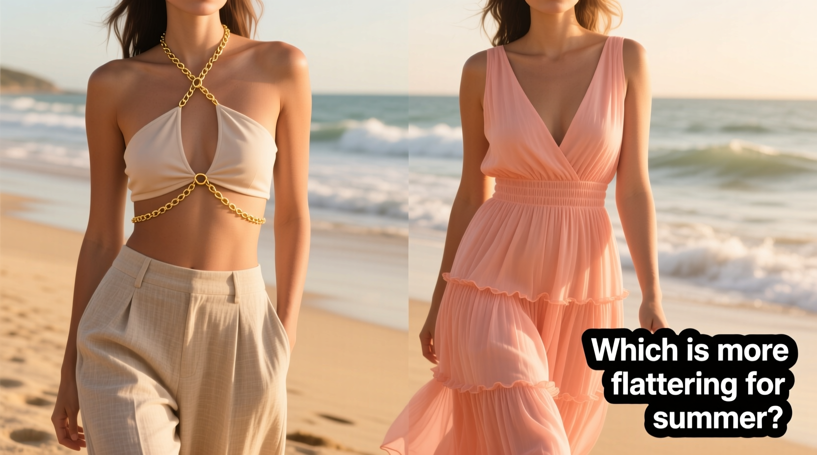 halter top vs sleeveless dress which is actually more flattering for summer 2