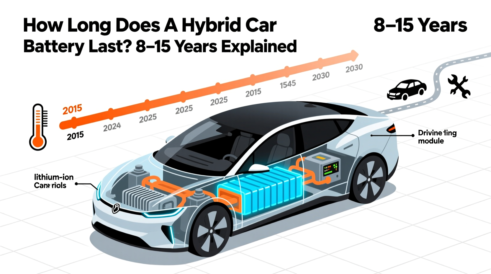 how long does a hybrid car battery last