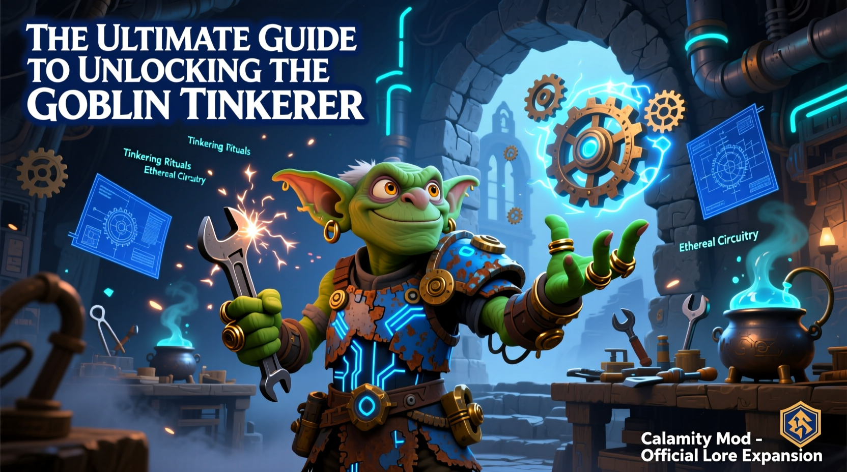 the ultimate guide to unlocking the goblin tinkerer in terraria calamity mod