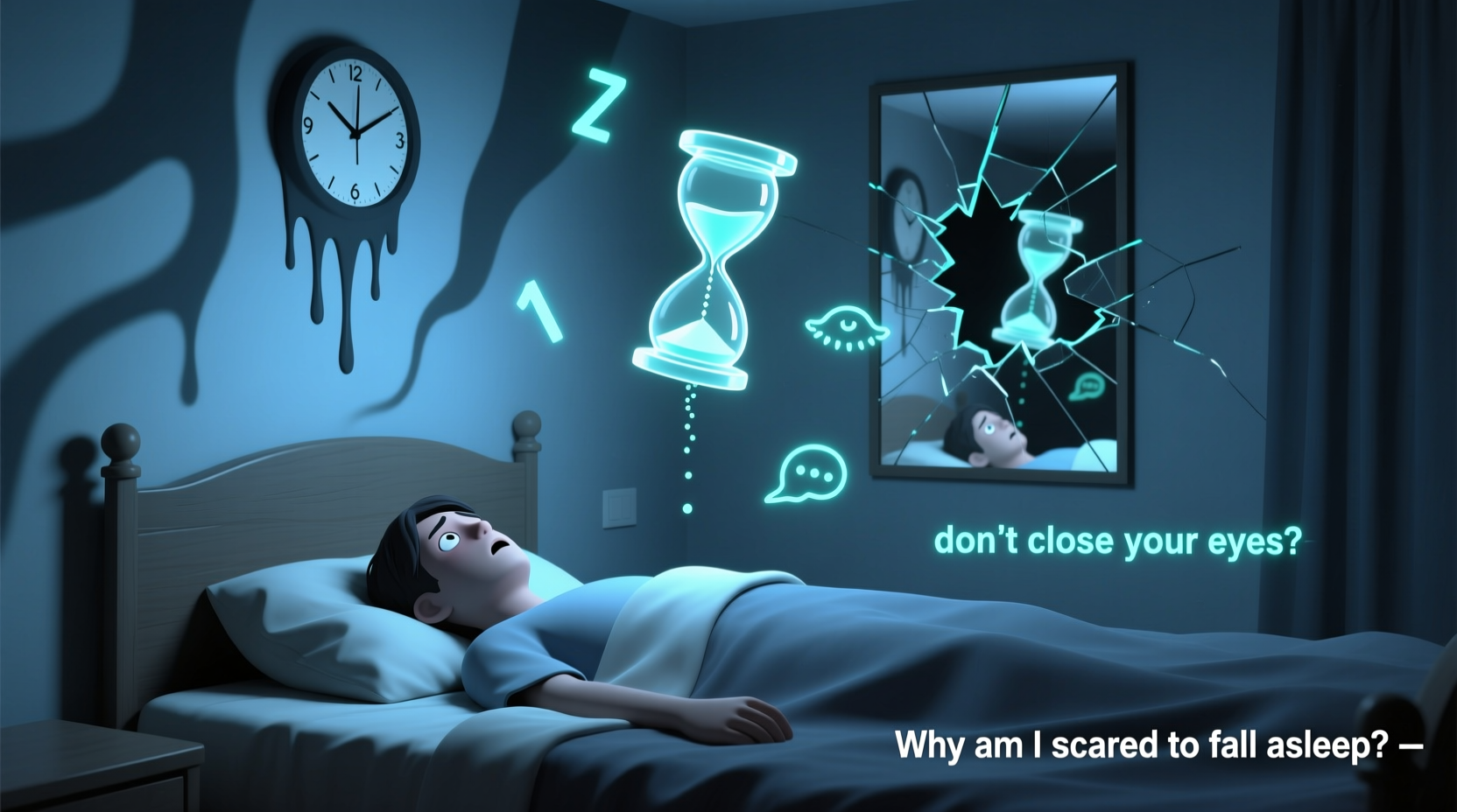 why am i scared to fall asleep understanding sleep anxiety