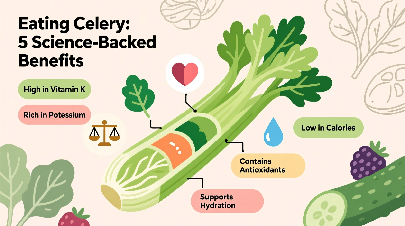 Celery Benefits: 3 Science-Backed Health Advantages