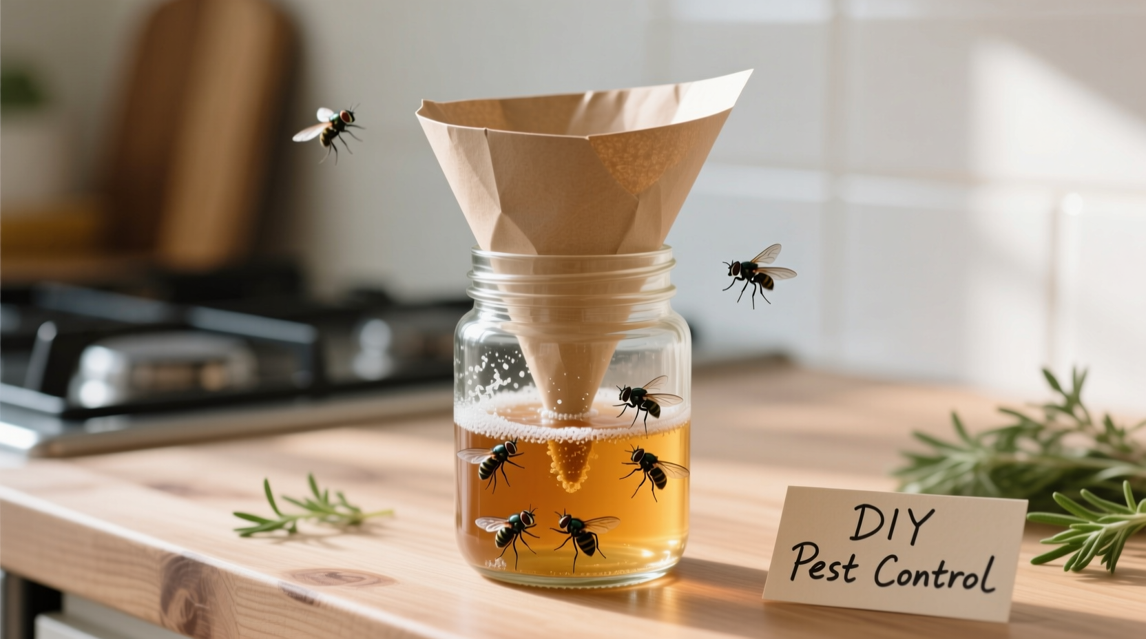 fruit flies trap diy