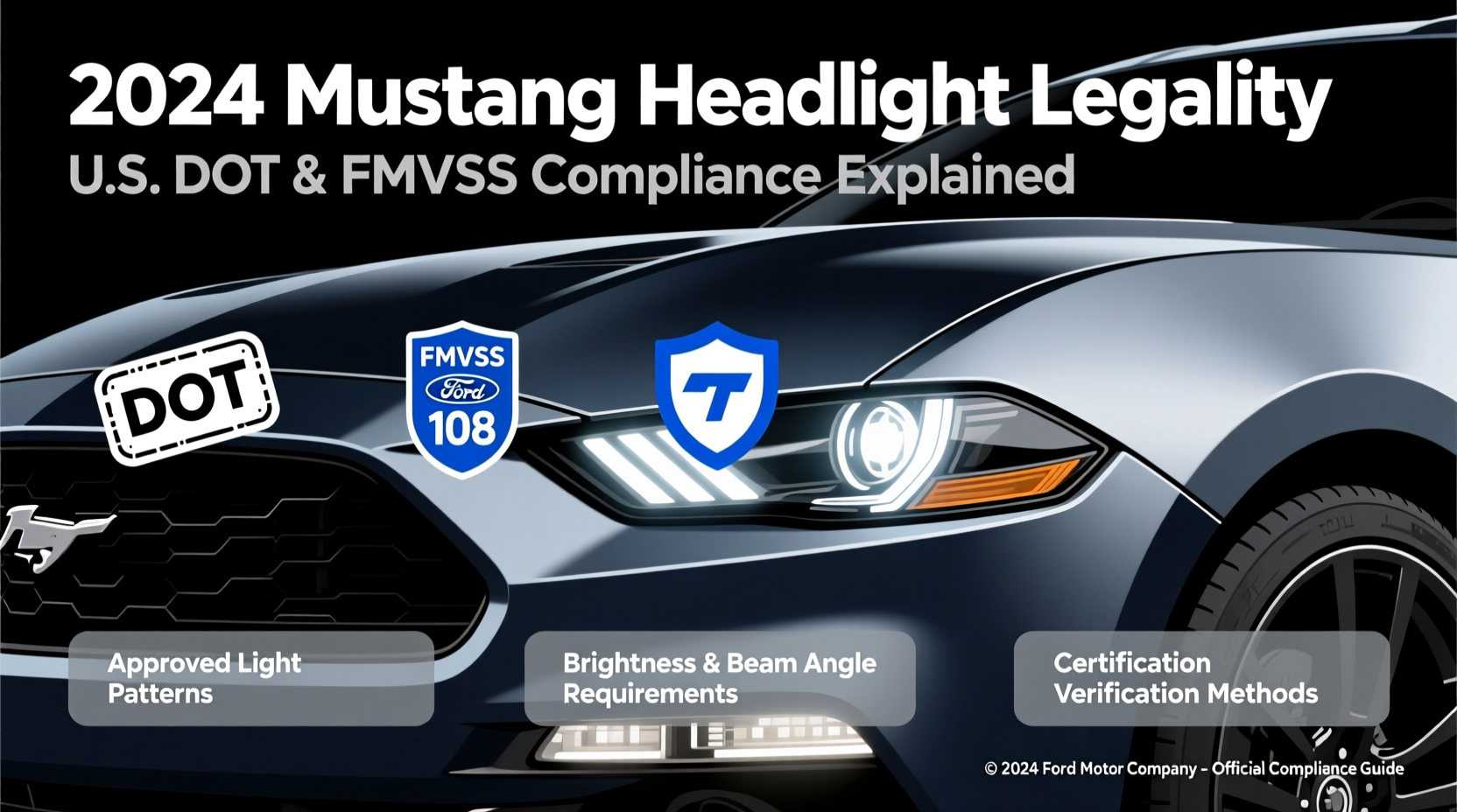 2024 mustang headlight legality