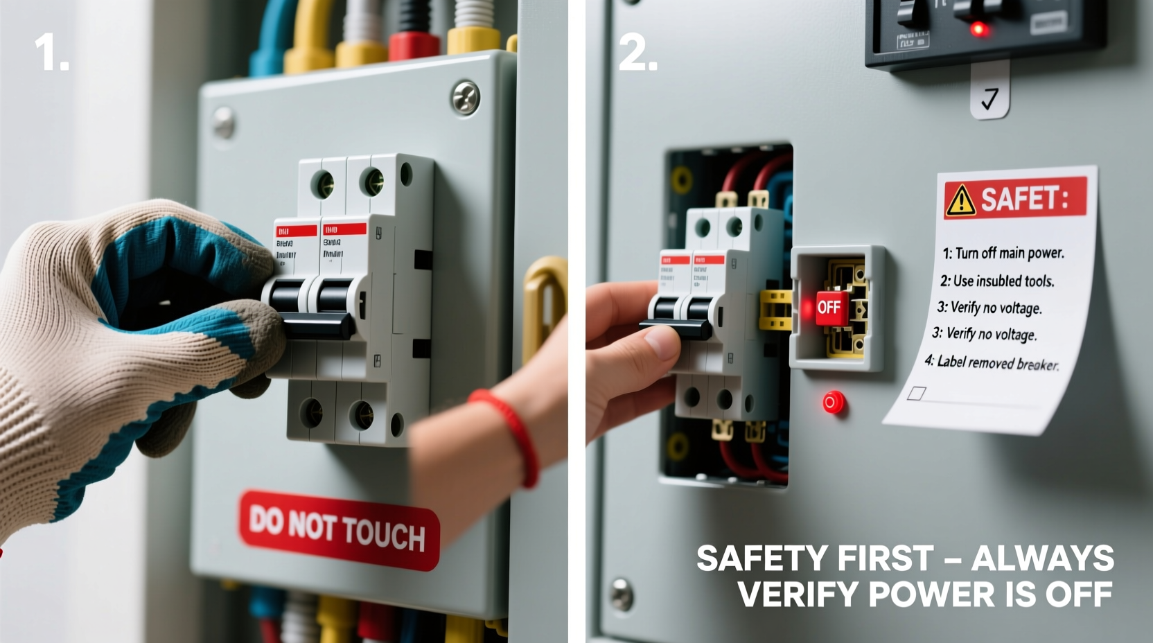 step by step guide how to safely pull a breaker from your electrical panel