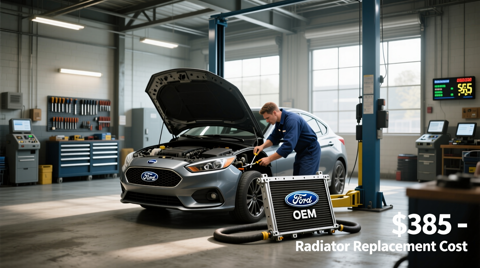 How Much Does a Ford Focus Radiator Replacement Cost?