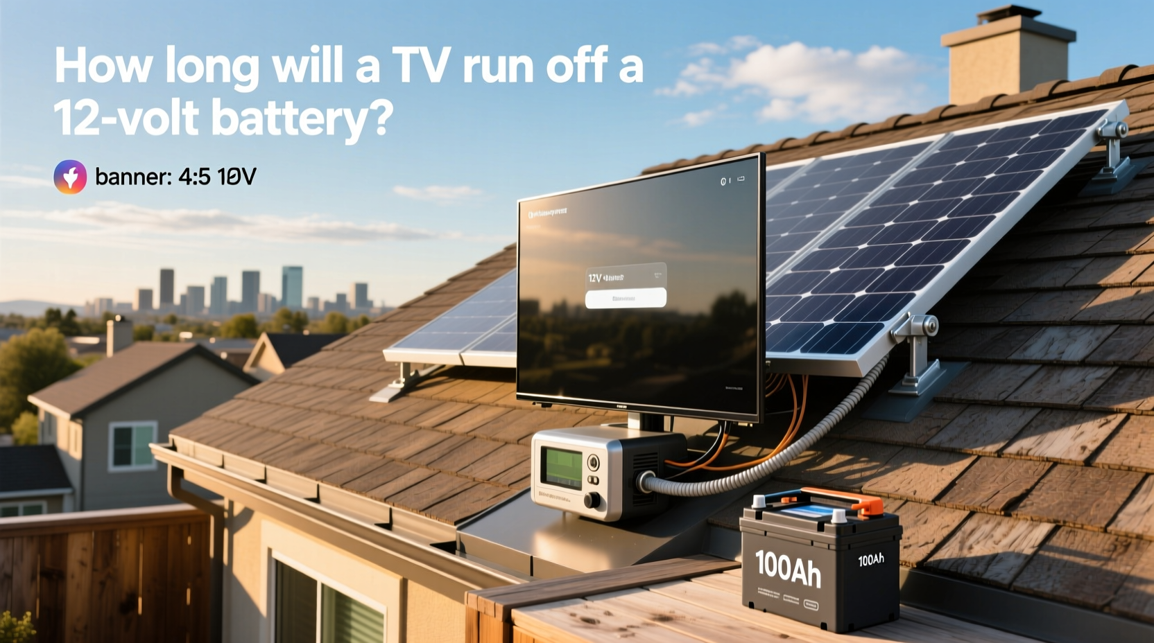 roof tv 12v,How long will a TV run off a 12 volt battery? buying guide