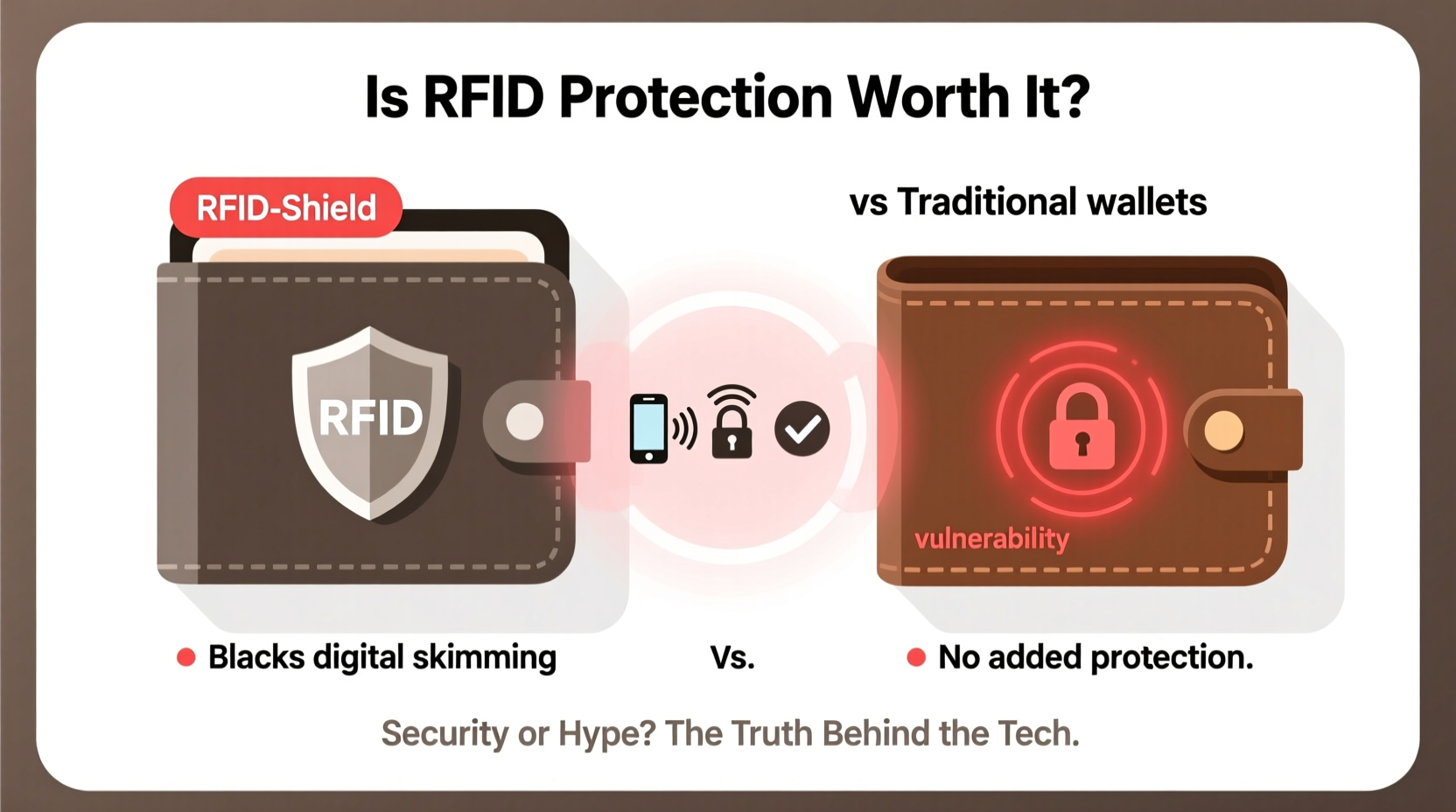 rfid wallet vs regular wallet is the extra security worth it or is it just hype