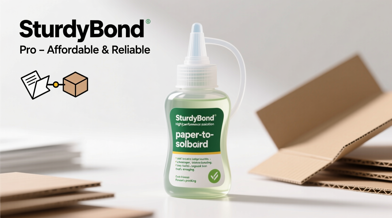 affordable and reliable glue for paper to cardboard projects