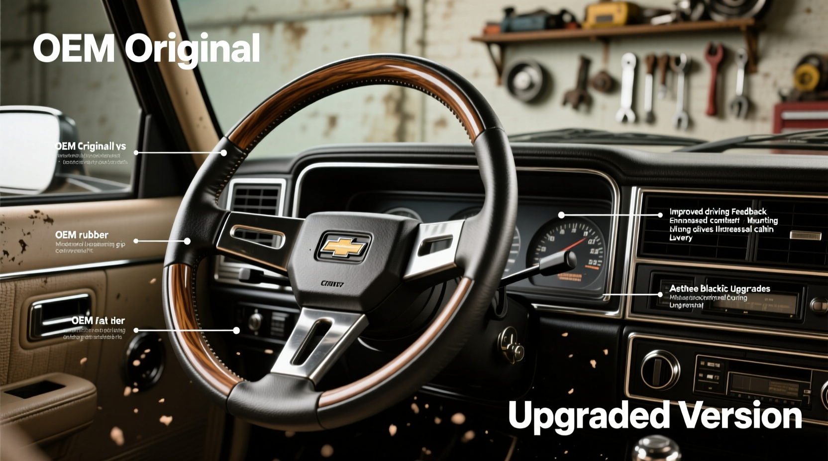 1990 chevy pickup steering wheel upgrade vs oem