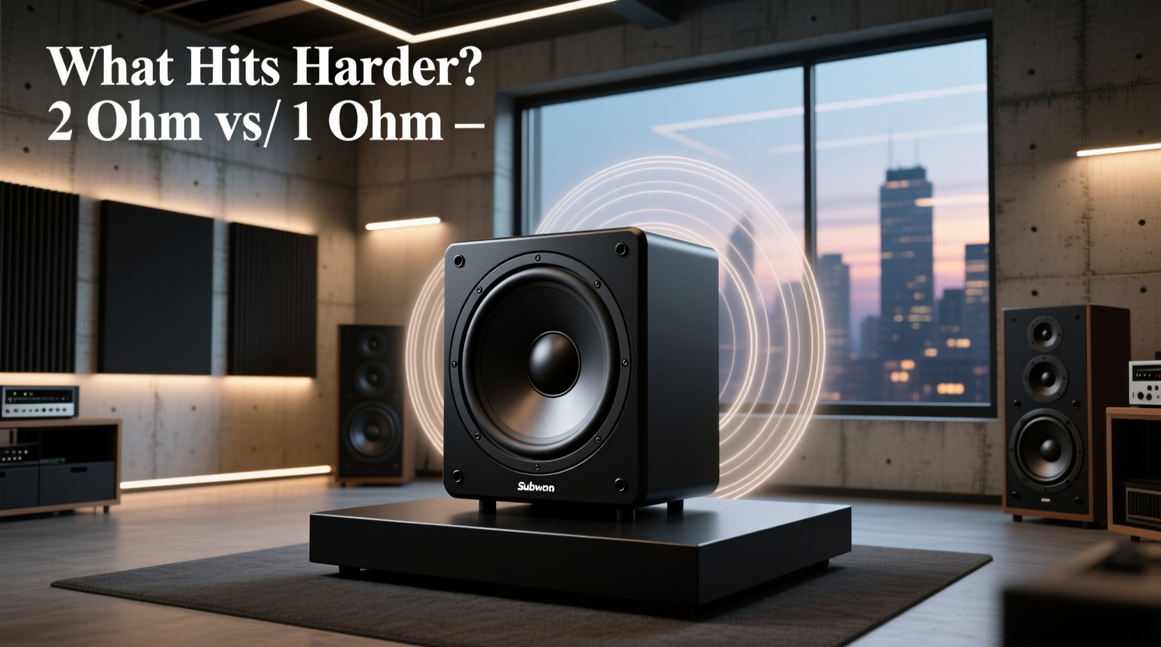 2 ohm vs 1 ohm subwoofers which hits harder 