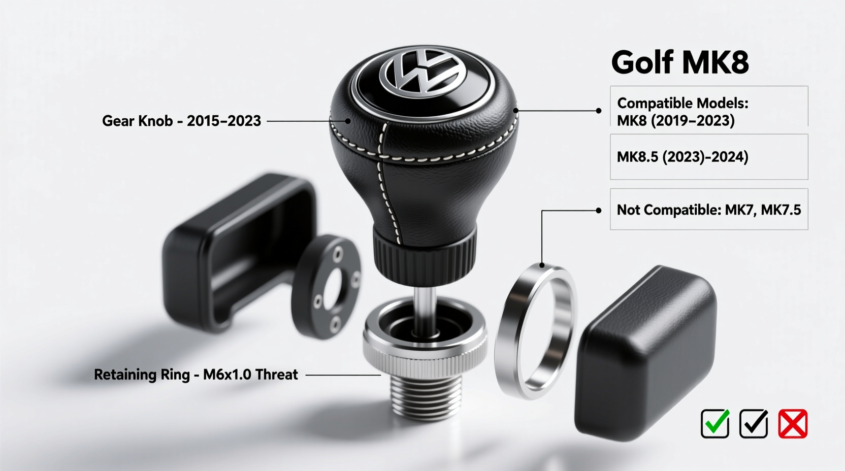 Golf R Engine Knob Golf MK8 Gear Knob Install: Step-by-Step Guide & Compatibility Facts
