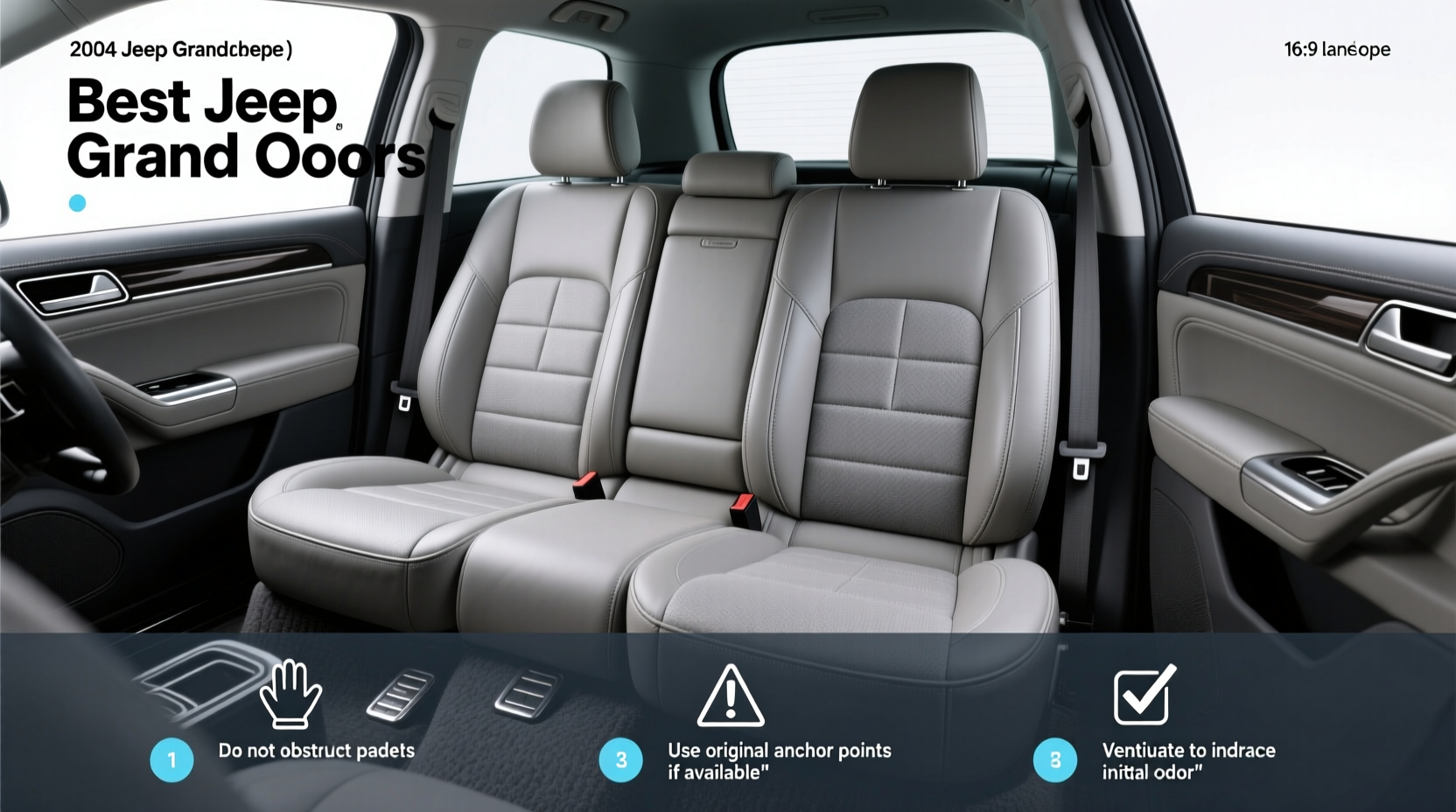 How to Choose Best Seat Covers for 2004 Jeep Grand Cherokee