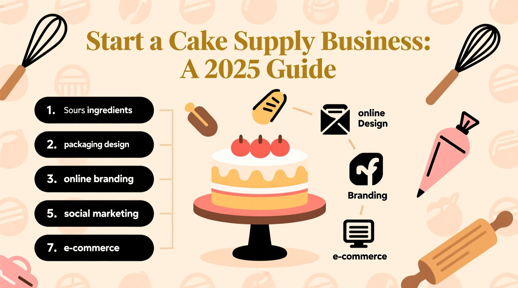 How to Start and Grow a Successful Cake Supply Business in 2025