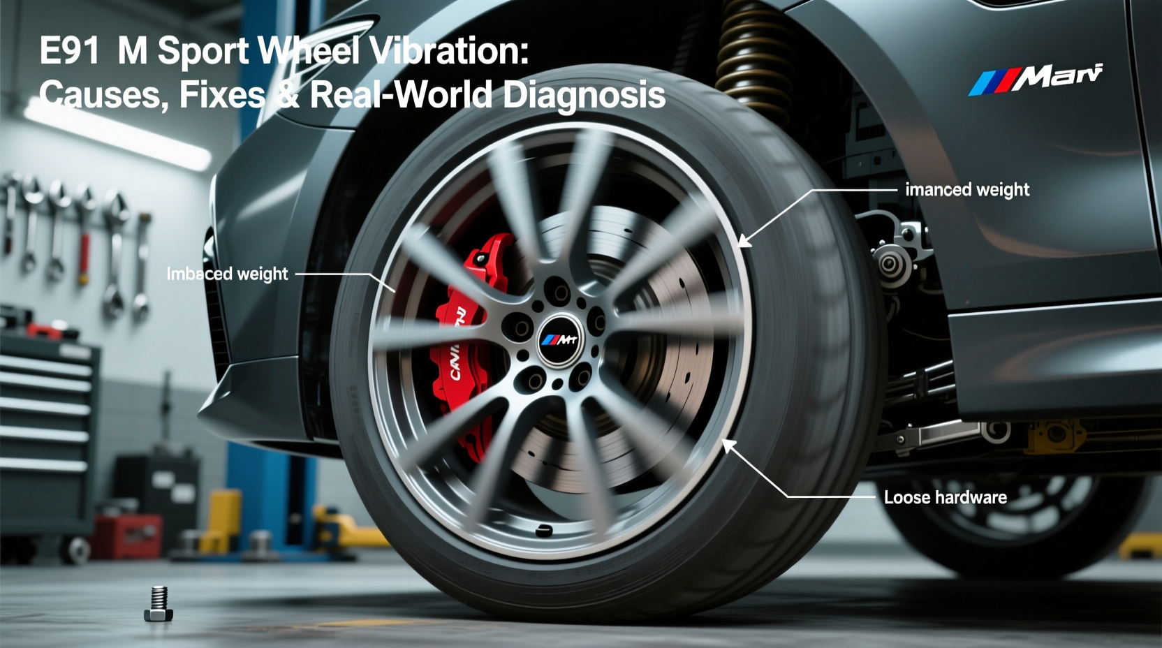 e91 m sport wheel vibration