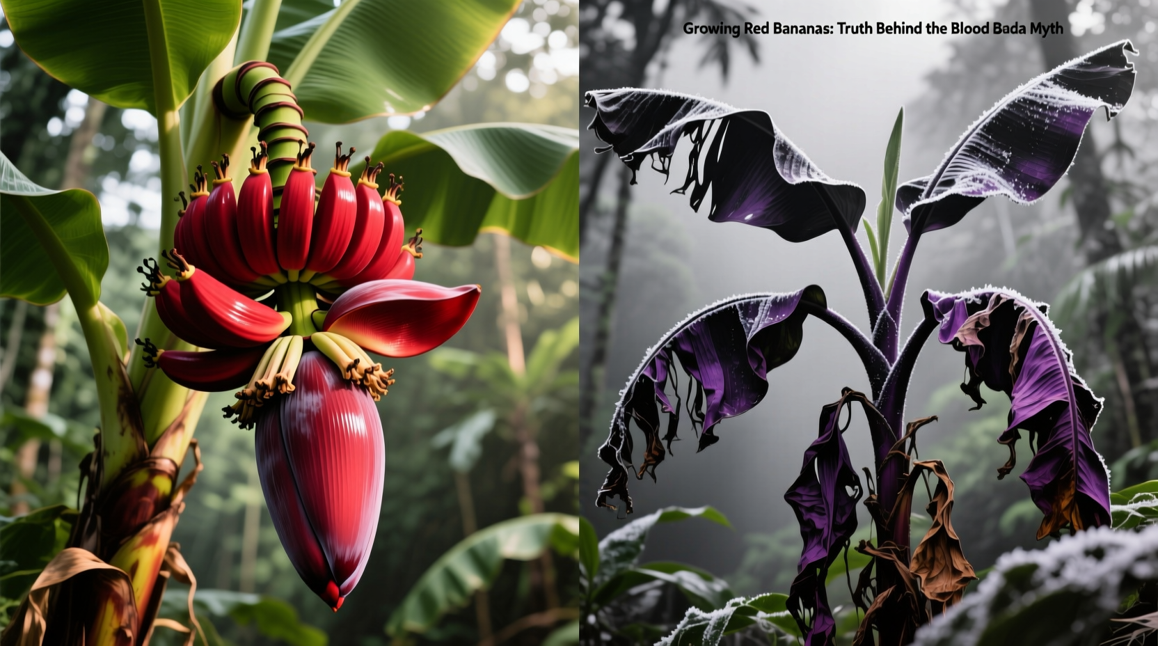 Red Bananas Not Ripe Growing Red Bananas: Truth Behind the Blood Banana Myth