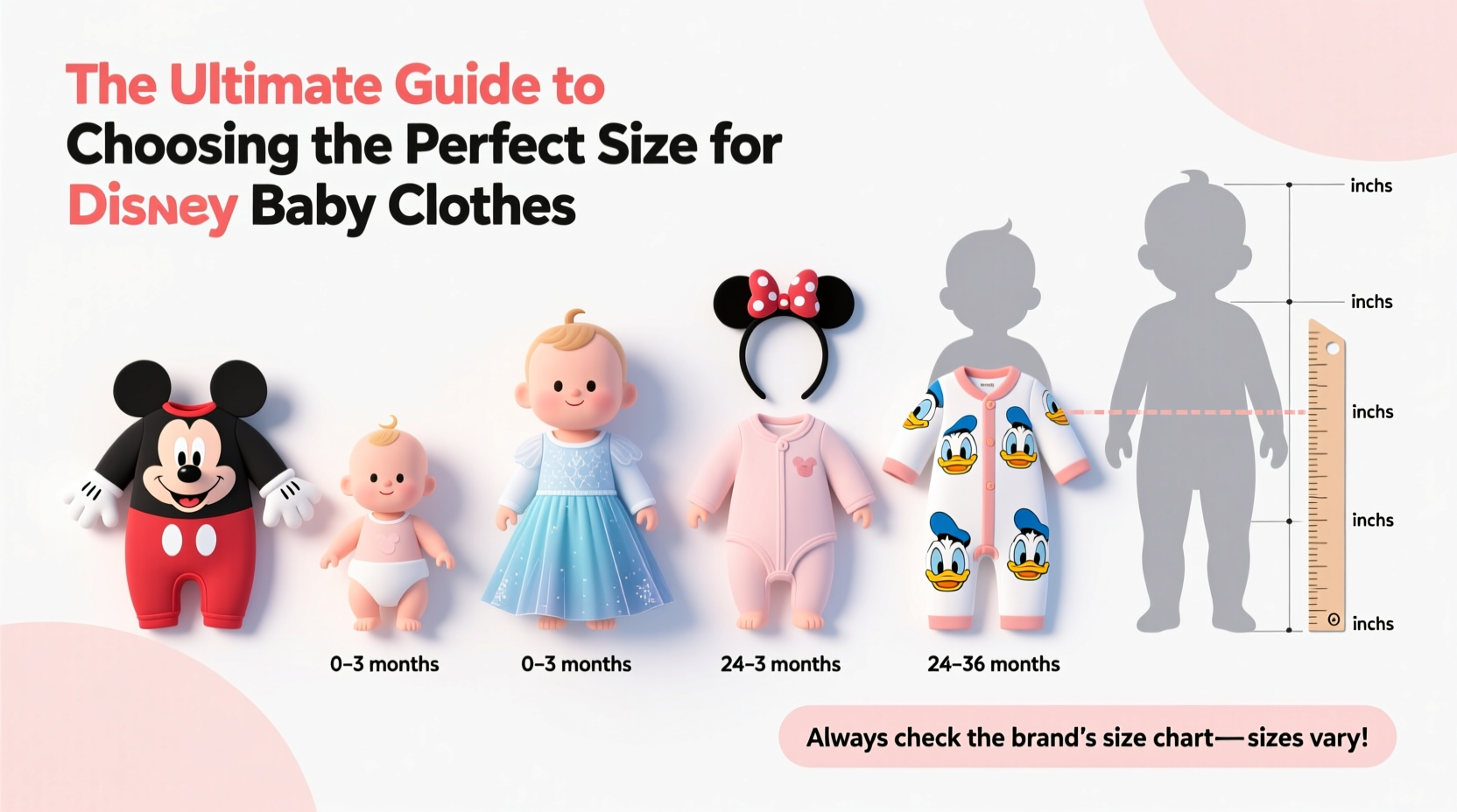 The Ultimate Guide To Choosing The Perfect Size For Disney Baby Clothes