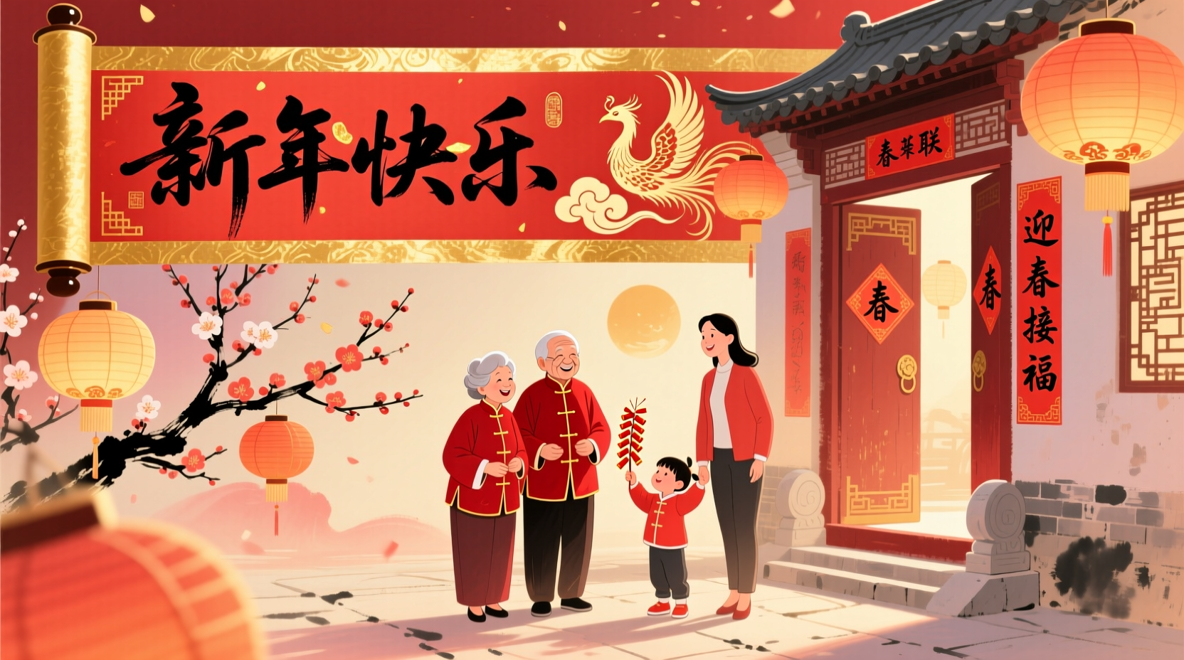 how fo you say happy new year in chinese