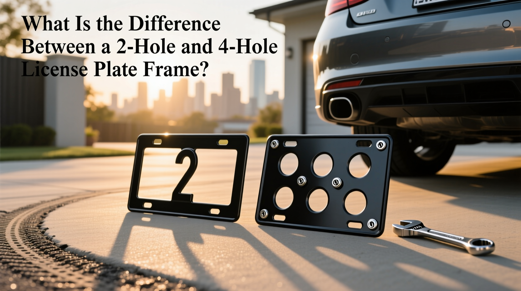 2 hole vs 4 hole license plate frames how to choose