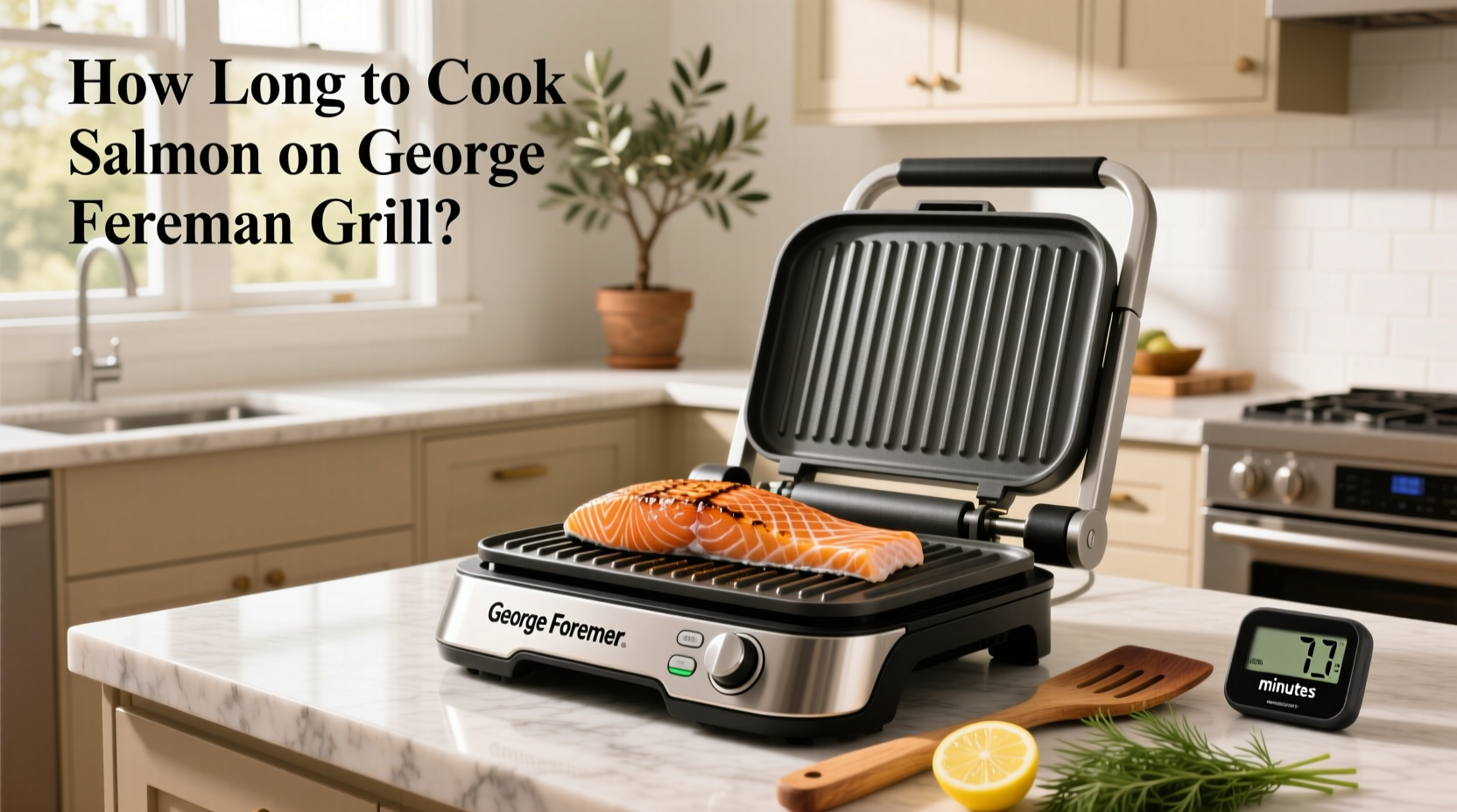 George Foreman Grilled Salmon