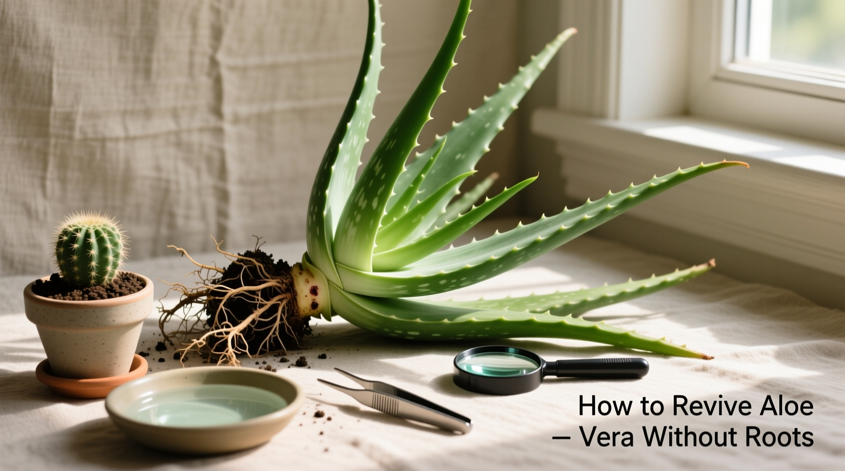 How to Revive Aloe Vera Without Roots