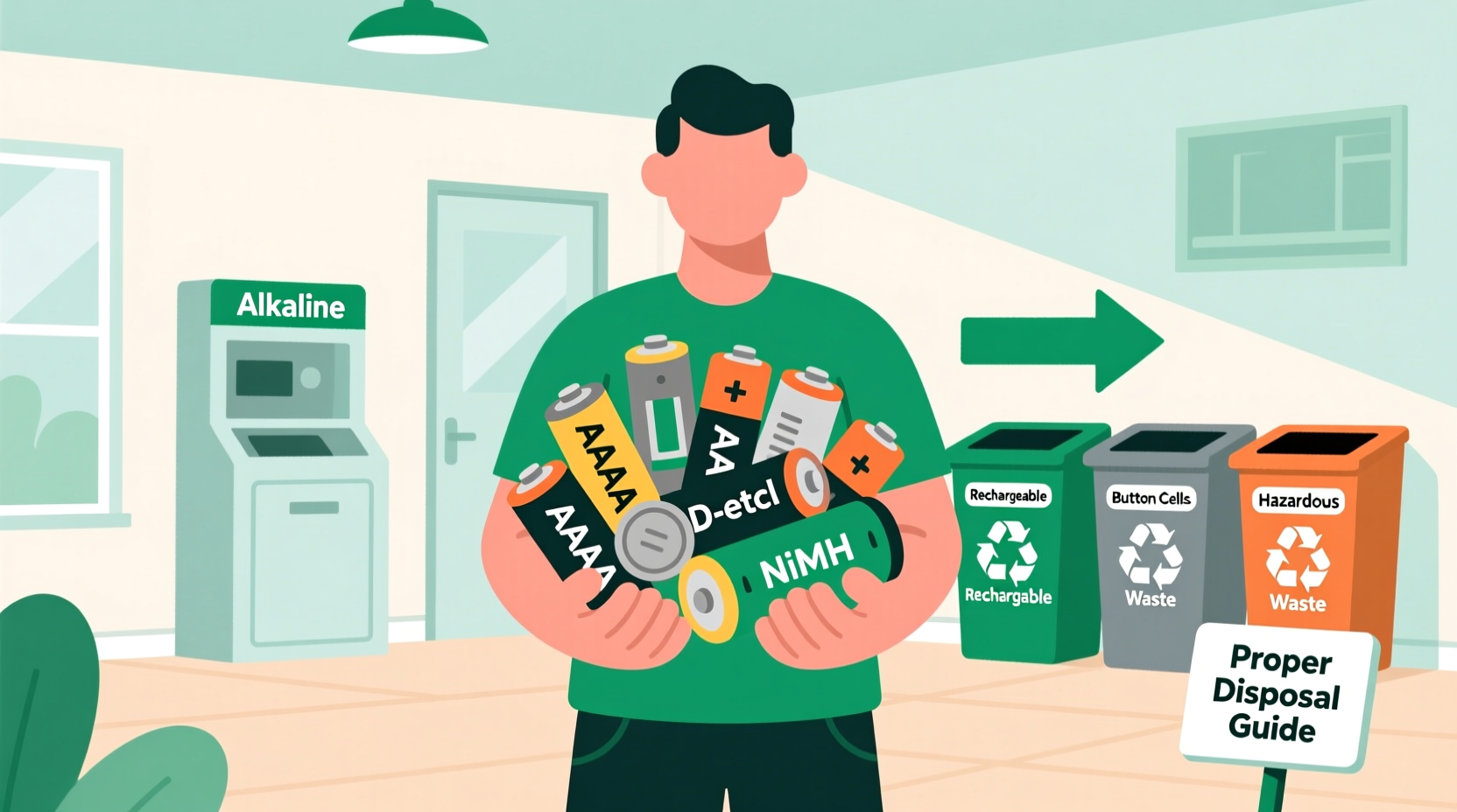 how should i dispose of all my old batteries