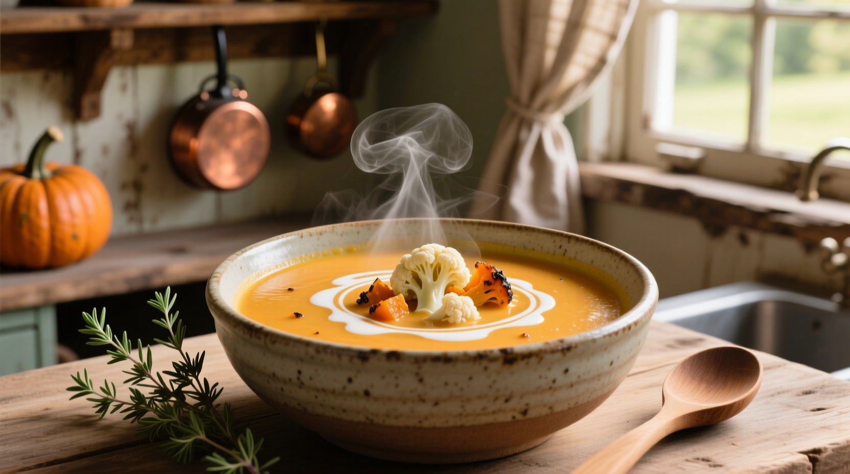 butternut squash cauliflower soup